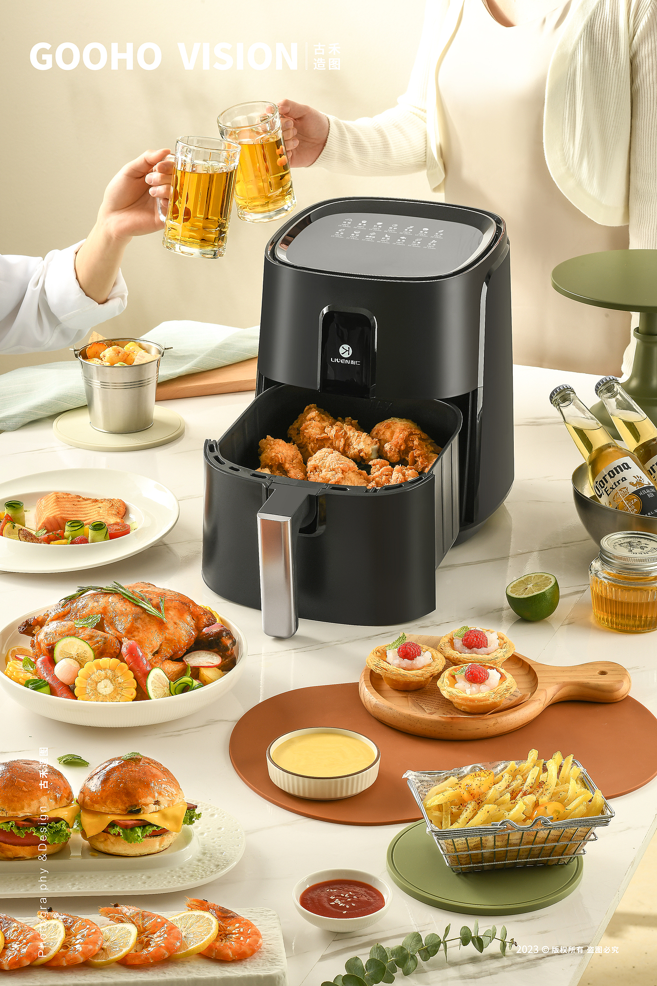 利仁空气炸锅丨古禾造图 GOOHO VISION（图ZMzQzNjc2MzAw） - 产品摄影 - 站酷设计师古禾造图原创素材 - 站酷ZCOOL