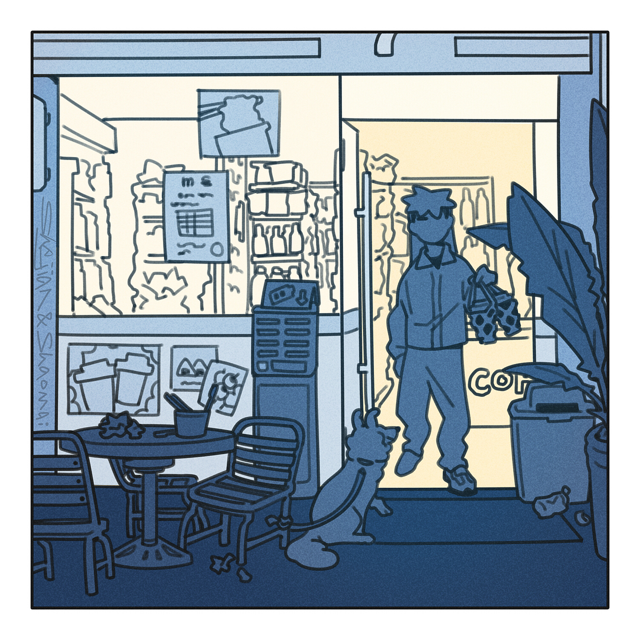 小麦嘬坊系列插图