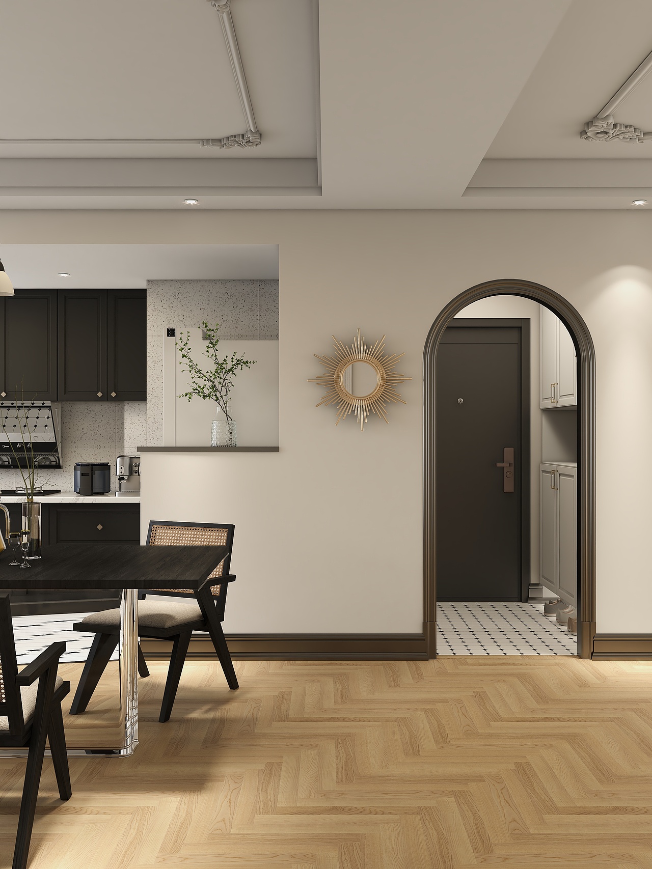 深圳如愿空间设计丨经典轻法式，优雅温柔的浪漫