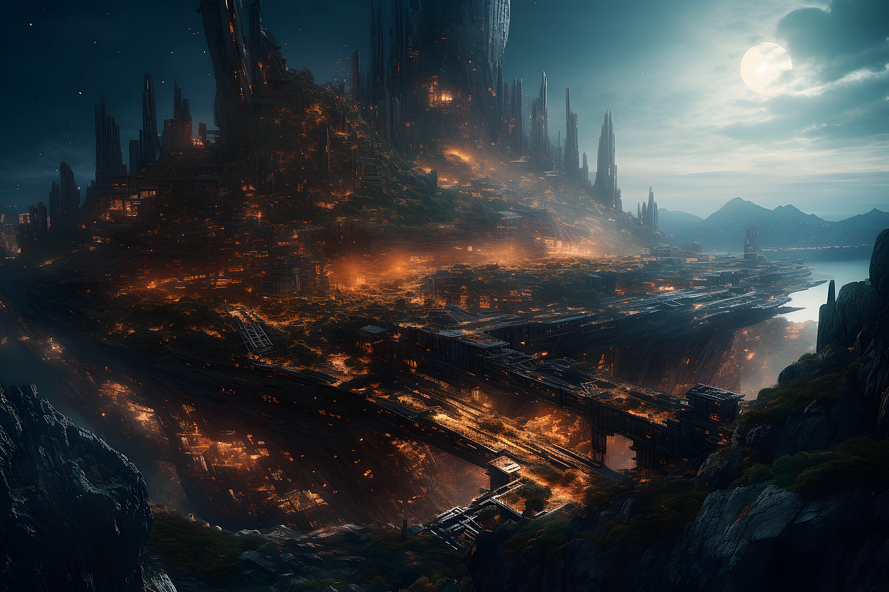 三体概念场景 | 死亡凝视