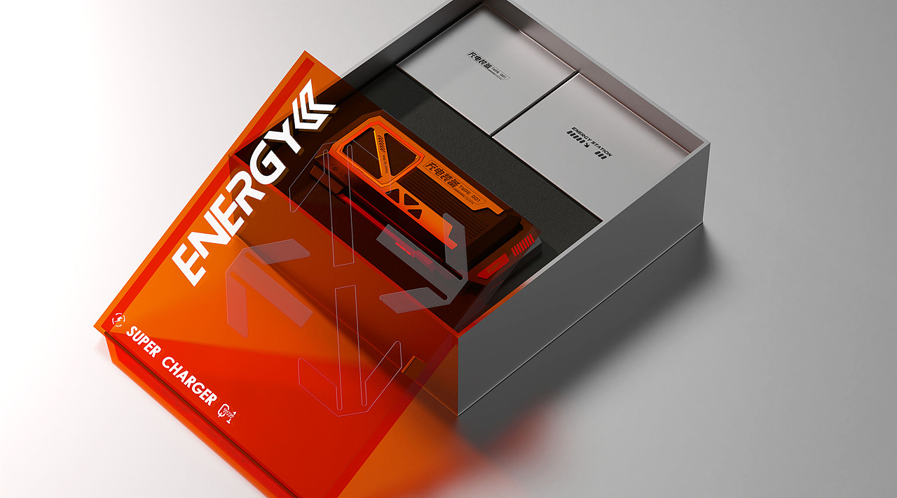 赛博朋克风格充电装备设计 | BNN工业设计（图ZMzQxMDA5NDQw） - 电子产品 - 站酷设计师BNNdesign原创素材 - 站酷ZCOOL