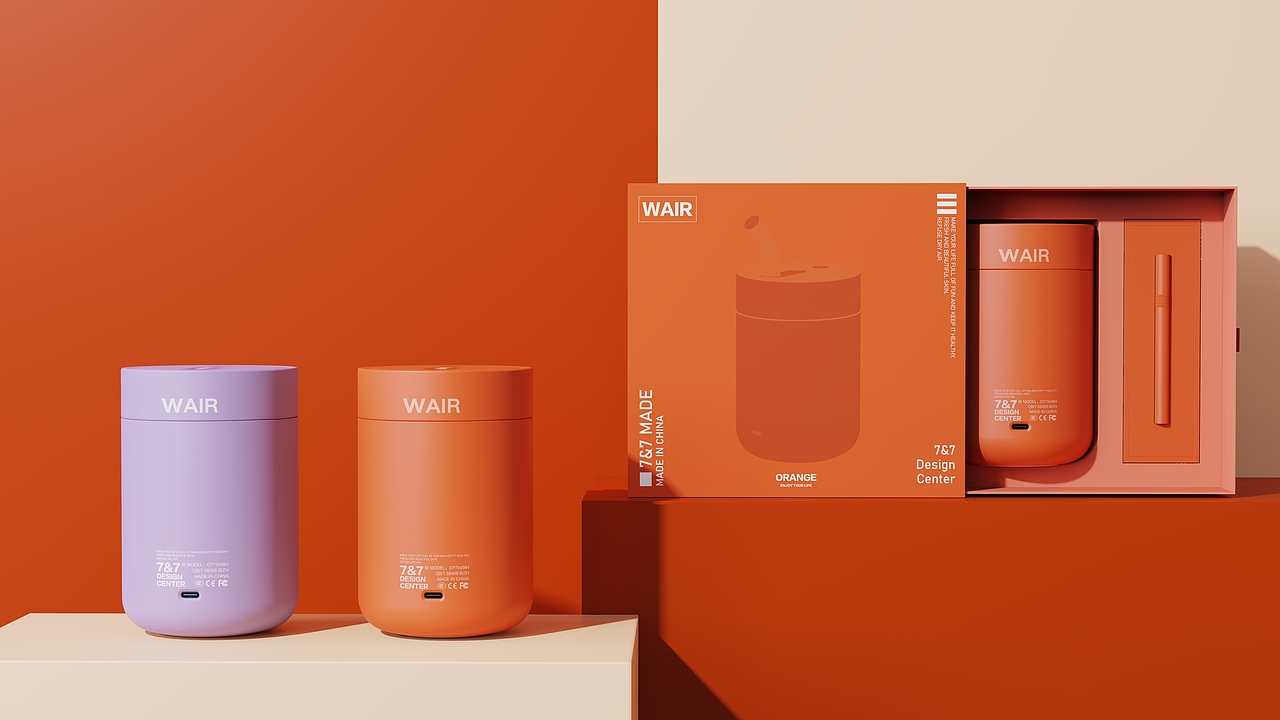Wair humidifier/加湿器设计（图ZMzE3NjE2NTI4） - 生活用品 - 站酷设计师付楽楽原创素材 - 站酷ZCOOL