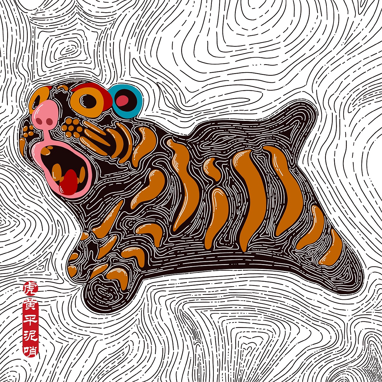 #WOW 《十二生肖·黄平泥哨》（图ZMzEzMzUzOTE2） - 图案 - 站酷设计师步蒜画原创素材 - 站酷ZCOOL