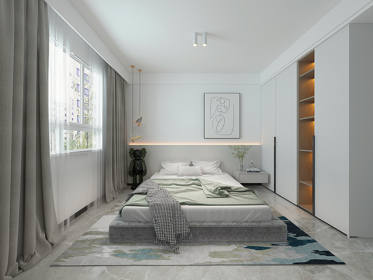 北欧简约风 | 部分项目展示（图ZMzE0MDg4NzQw） - 家装设计 - 站酷设计师爱干饭的美短原创素材 - 站酷ZCOOL