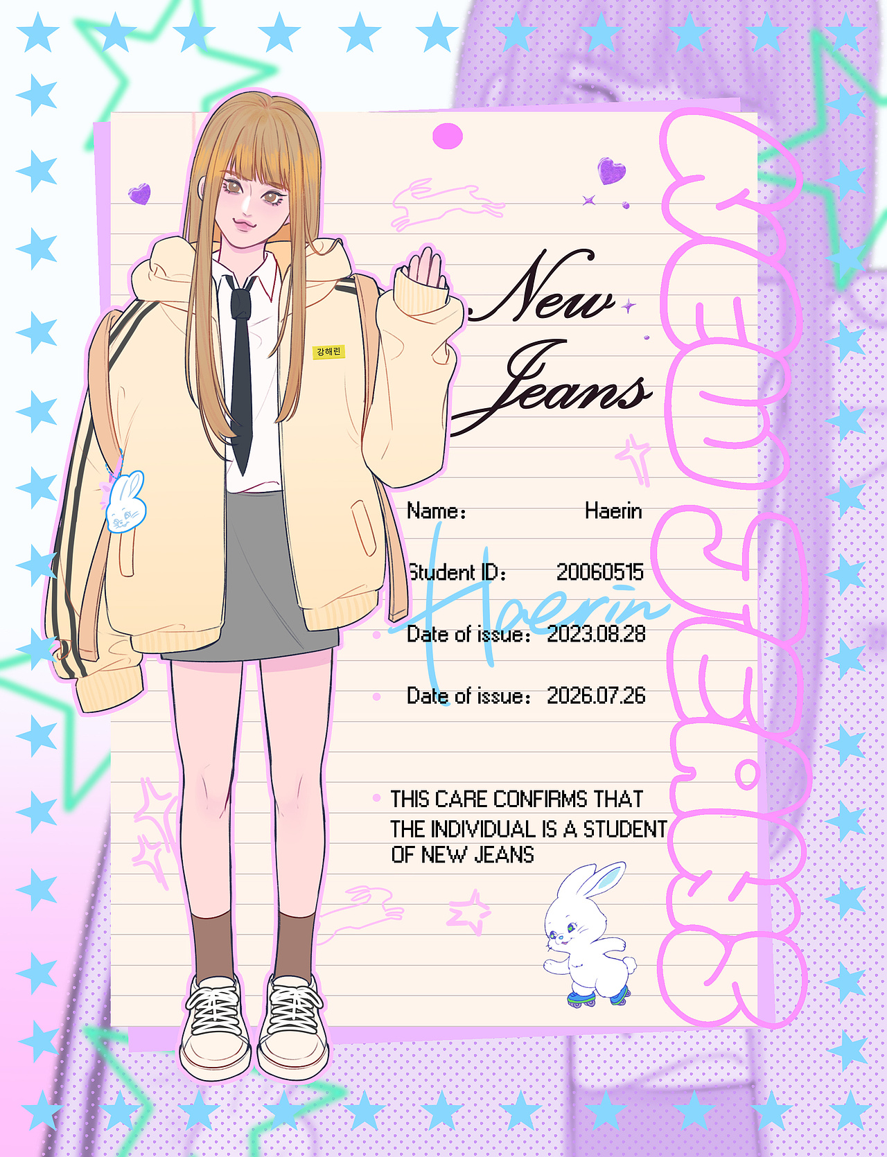 New Jeans校园AU（图ZMzU2NzczNjI4） - 创作习作 - 站酷设计师nanago_原创素材 - 站酷ZCOOL