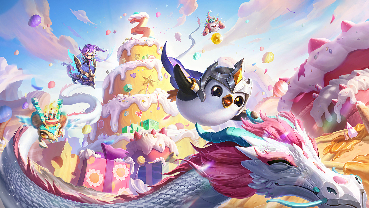 《云顶之奕》3周年活动KV（图ZMzA2MTM3MzQ4） - 游戏原画 - 站酷设计师沅禾_W原创素材 - 站酷ZCOOL