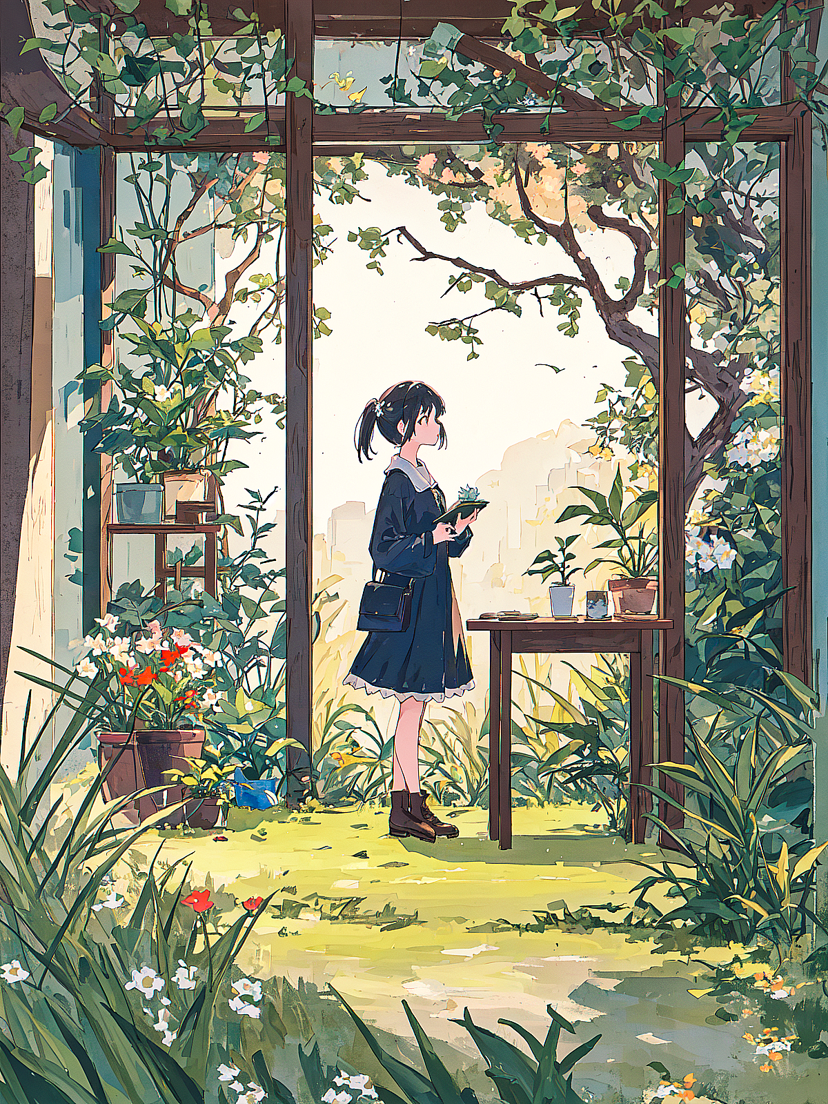 AI造物|治愈系小插画（图ZMzM2MDYzODg4） - AI作品 - 站酷设计师野渡由里品牌设计原创素材 - 站酷ZCOOL
