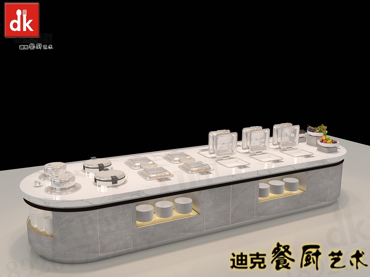 高档岩板大理石餐台 酒店移动布菲台公司 单位餐厅餐台（图ZMzU4NzI3NjU2） - 其他工业/产品 - 站酷设计师迪克自助餐台定制原创素材 - 站酷ZCOOL