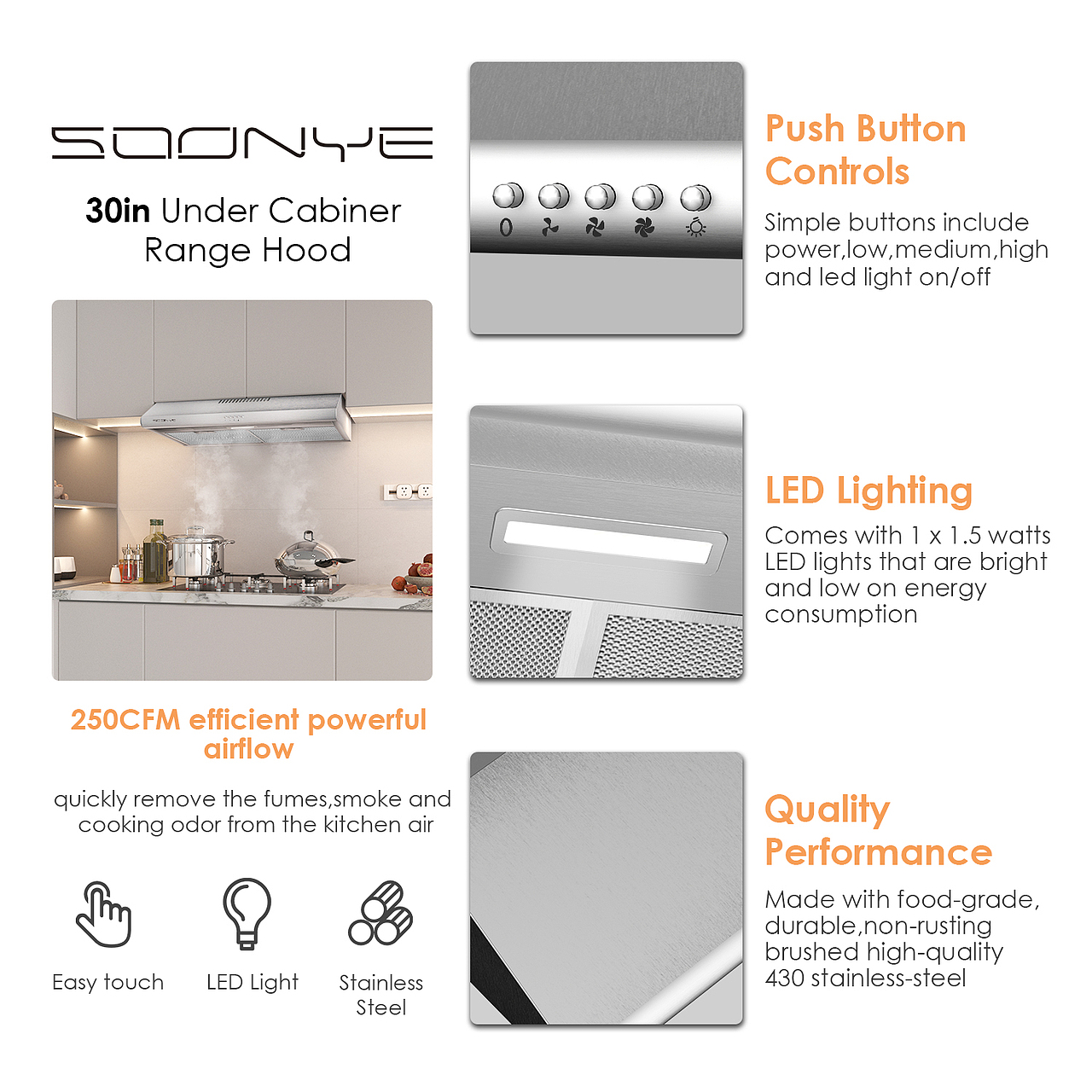 亚马逊跨境电商作品展示——烟机——场景渲染