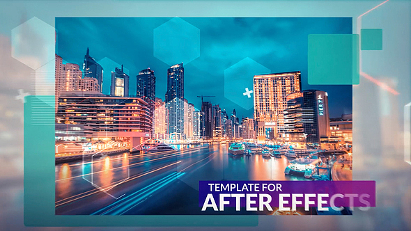 AE模板|优雅动态时尚艺术空间公司企业集团业务板块展