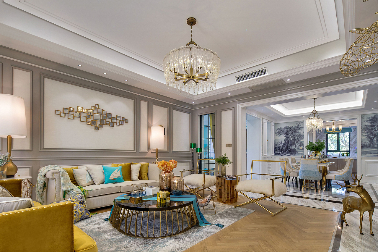 清新风格四居室设计