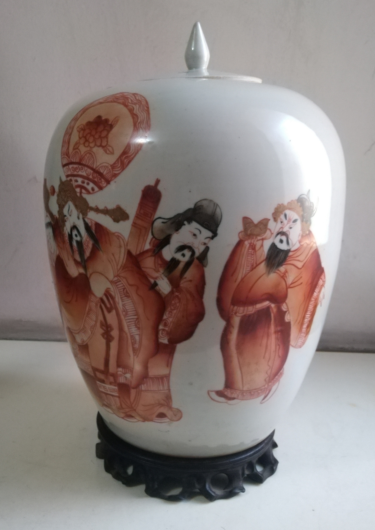 清中期矾红五福星大冬瓜盖罐（图ZMzM2MzA1OTQ0） - 其他手工艺 - 站酷设计师12周蜕变计划原创素材 - 站酷ZCOOL