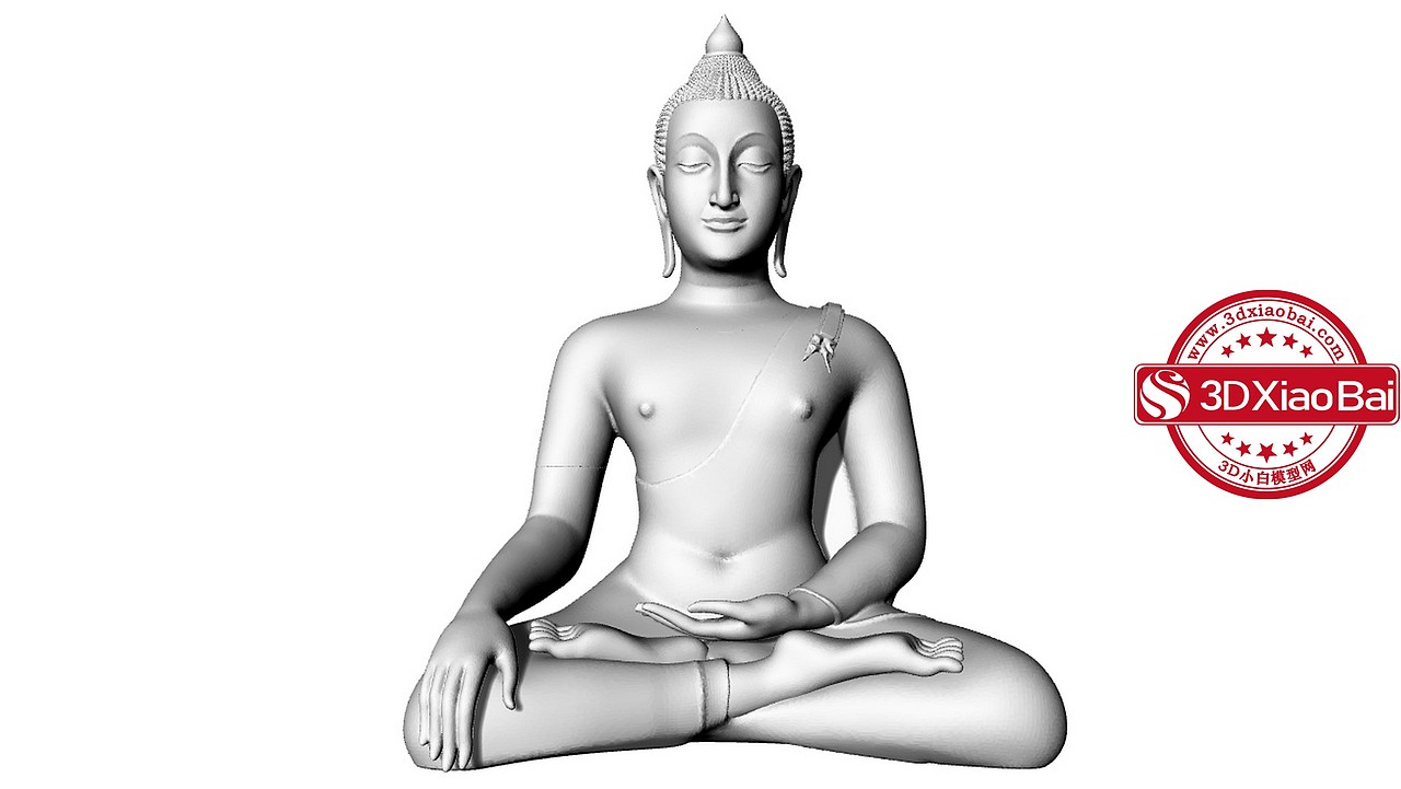 佛陀释迦牟尼模型（图ZMzM3MDY4NDgw） - 人物/生物 - 站酷设计师3D小白原创素材 - 站酷ZCOOL