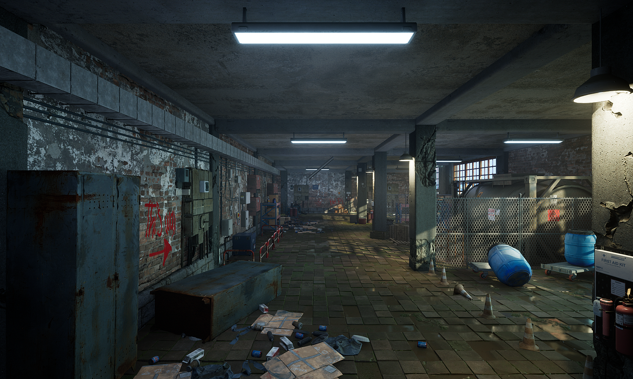 UE5室内写实场景小练习-废弃工厂（图ZMzQxMzQyMDE2） - 场景 - 站酷设计师Modricssi原创素材 - 站酷ZCOOL