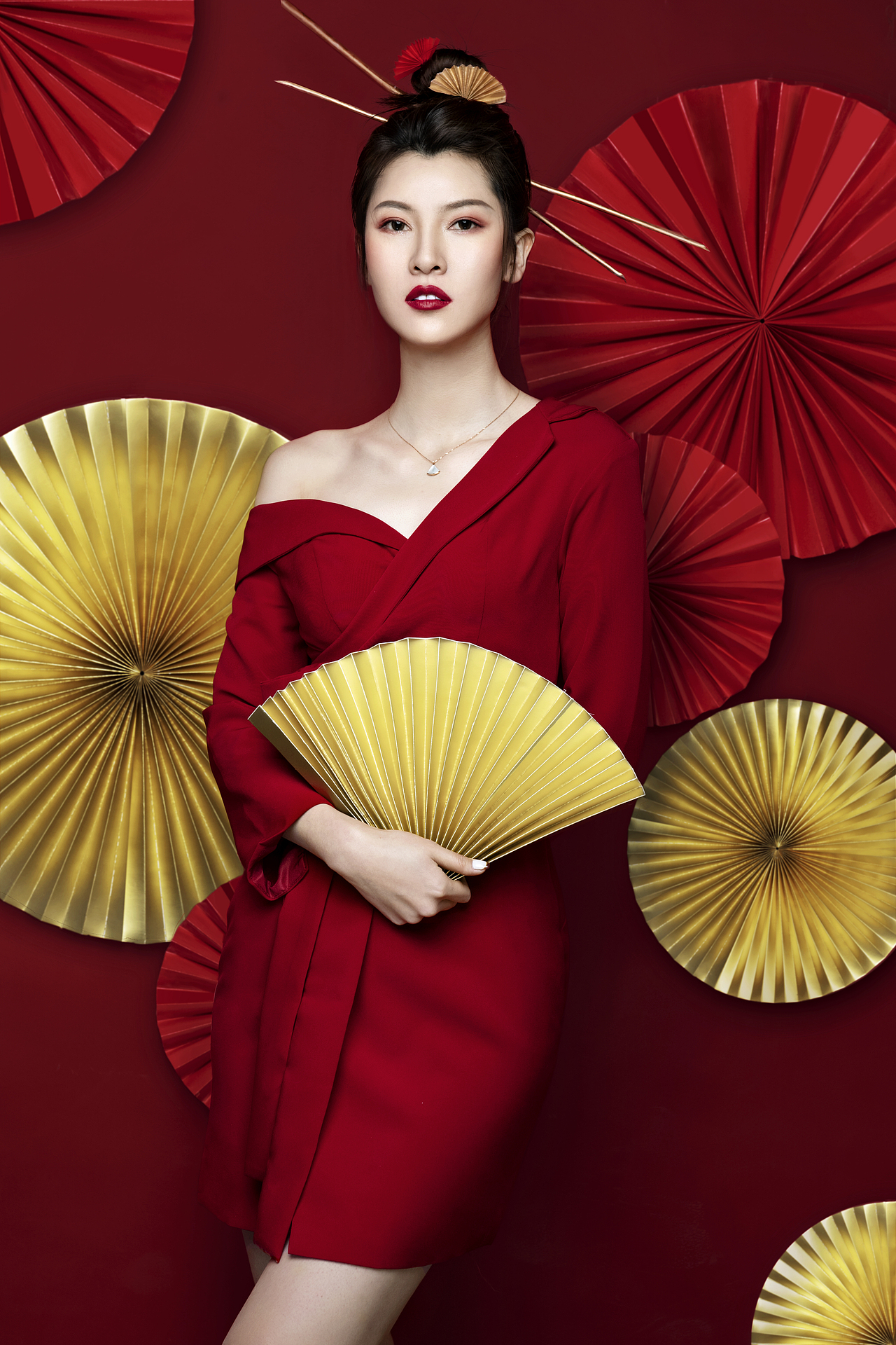 中国风棚拍人像