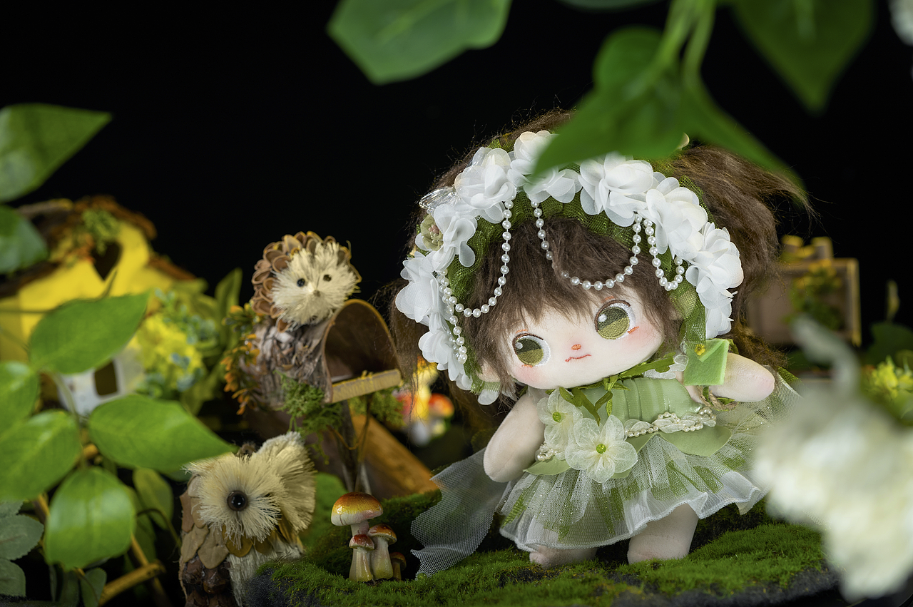 棉花娃娃娃片欣赏-森林信使