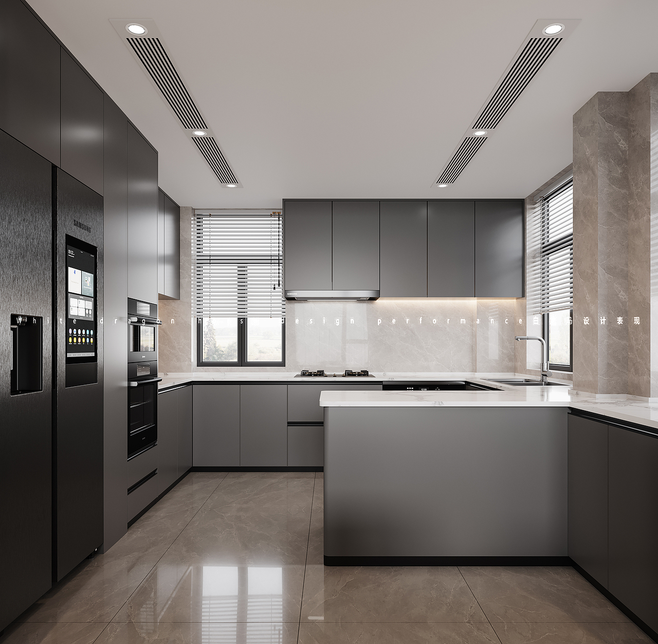 现代别墅——白龙马效果图