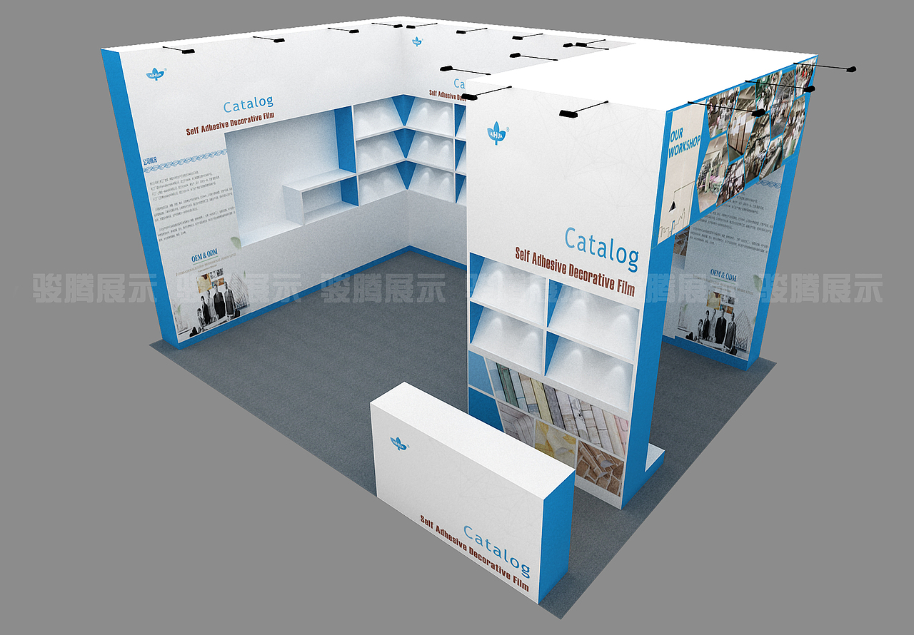国外参展，DIY特装化便携式展台，省钱！！！