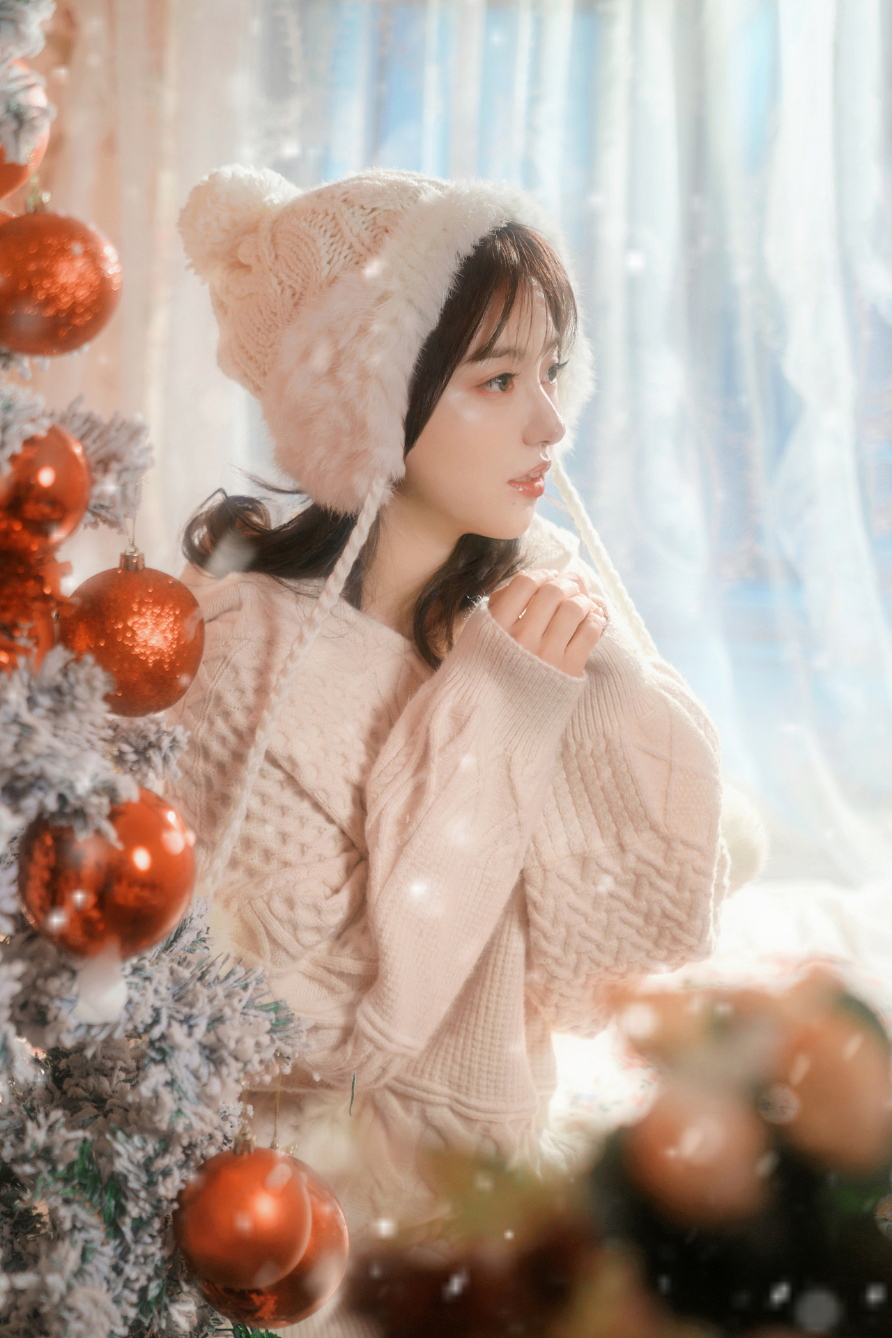 圣诞少女2.0（图ZMzI0MzQ0NDky） - 人像摄影 - 站酷设计师柊鱼卷原创素材 - 站酷ZCOOL
