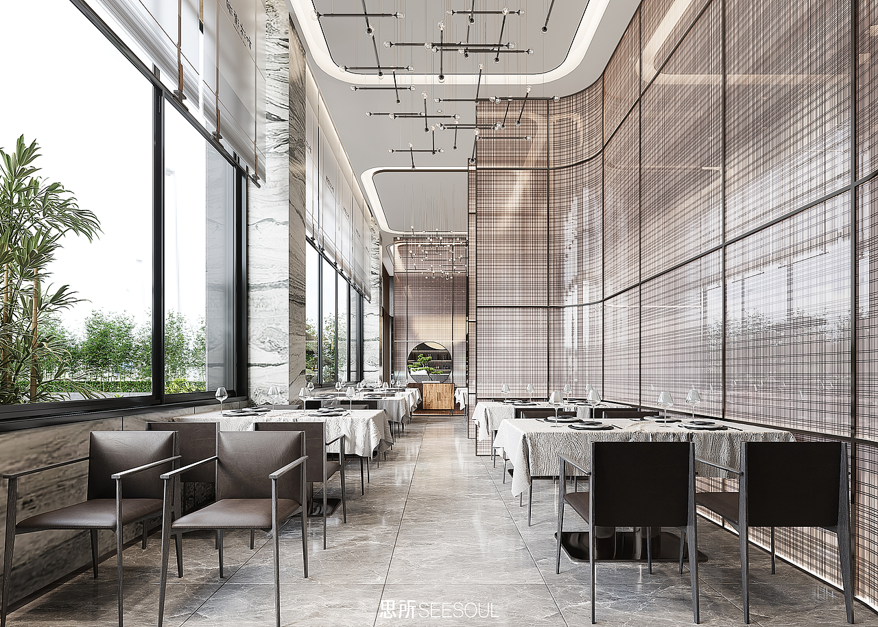 中餐廳-和沐瀟湘|思所設(shè)計（圖ZMjk3NDM5Njg4） - 酒店餐飲設(shè)計 - 站酷設(shè)計師思所設(shè)計殷超原創(chuàng)素材 - 站酷ZCOOL