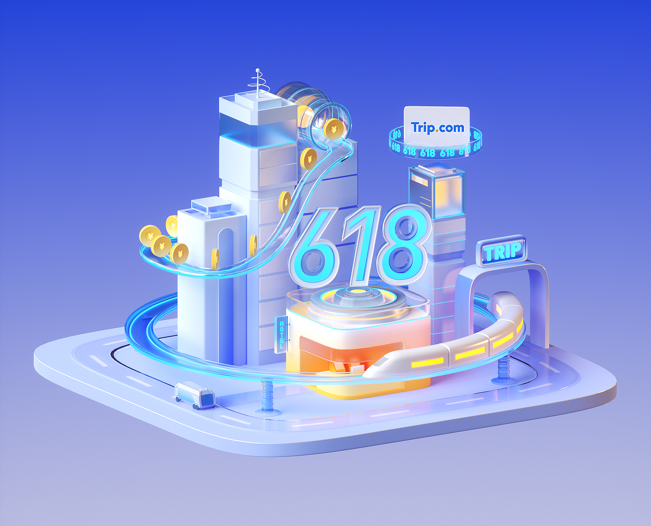 C4D零基础第四期学员作品——NiaoNiao的C4D课堂(上)(图ZMzAzMzc3ODI0) - 场景 - 站酷设计师我就是NiaoNiao原创素材 - 站酷ZCOOL