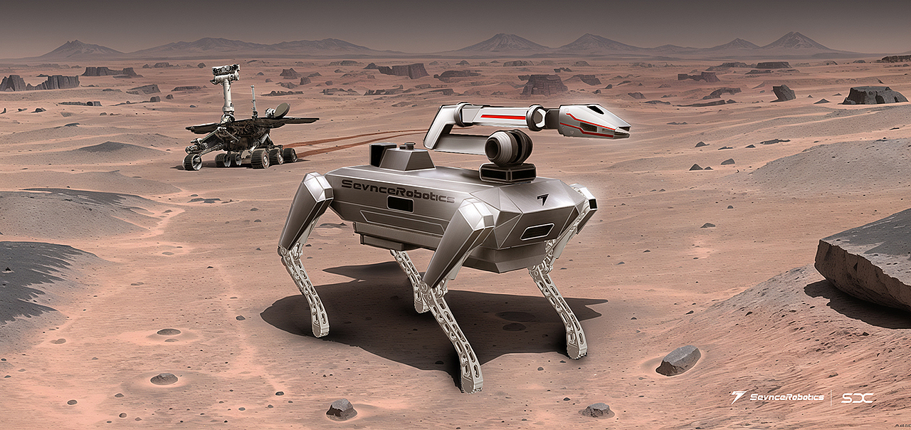 七腾四足机器人产品概念设计