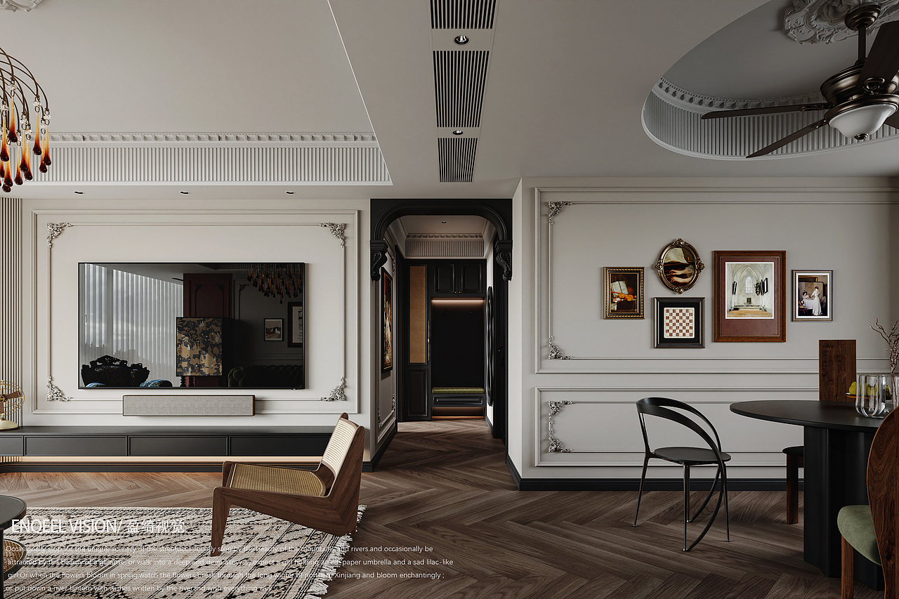 法式复古渲染（图ZMzQ5NjE3MDI4） - 家装设计 - 站酷设计师盈绮视觉深化原创素材 - 站酷ZCOOL