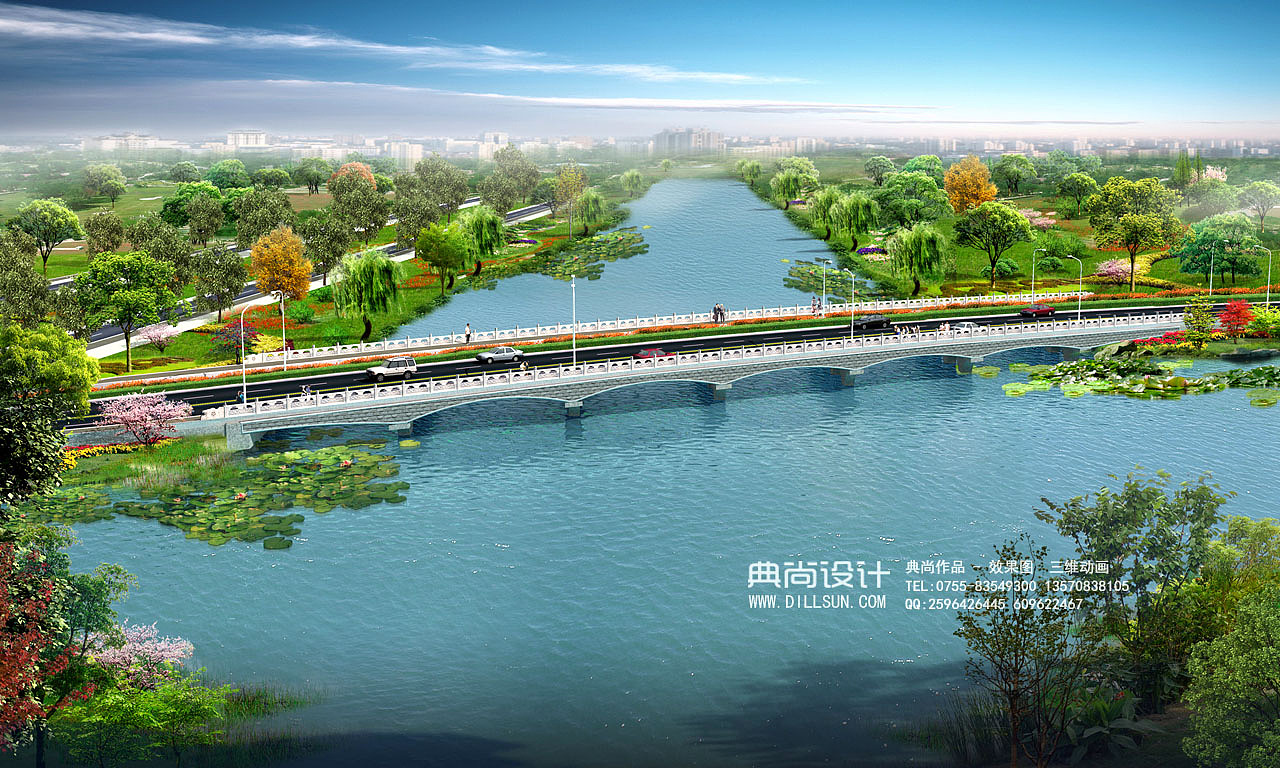 桥梁设计效果图 12