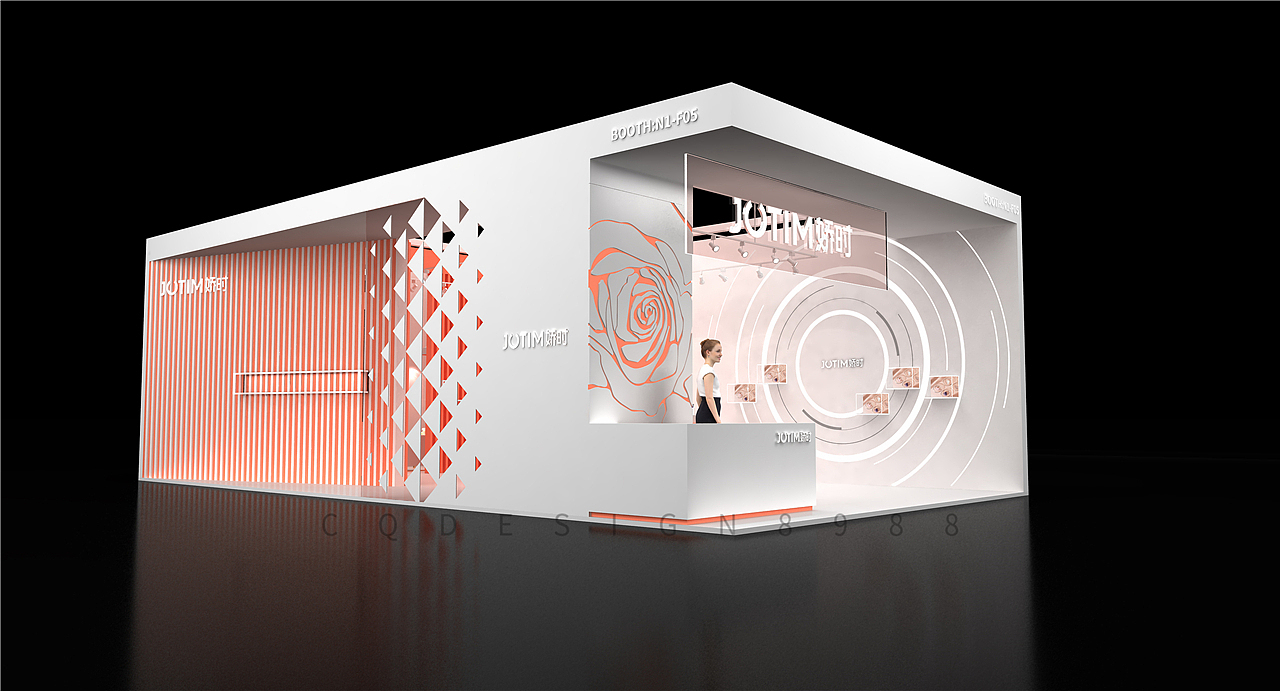 展台设计，美博会展台，CBE CIBE展台设计