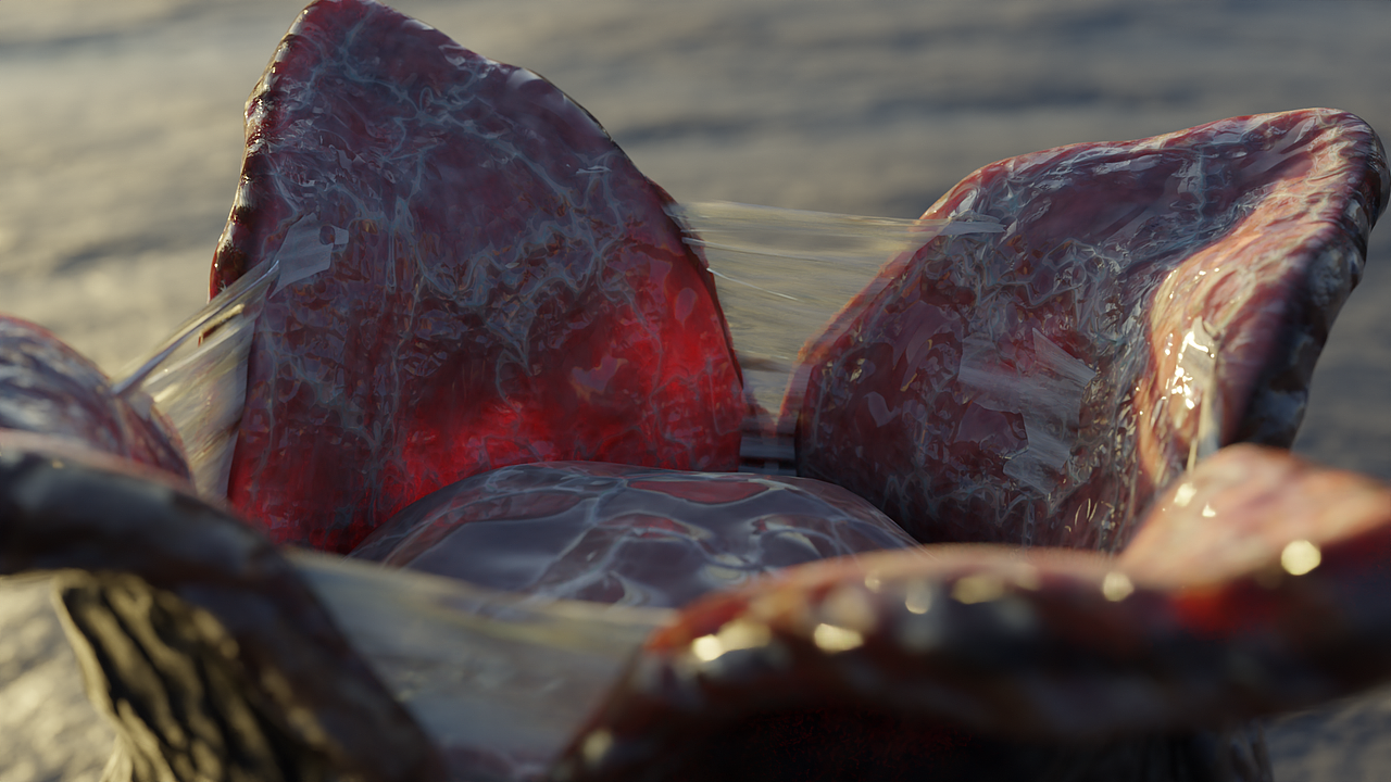 blender异形卵动画