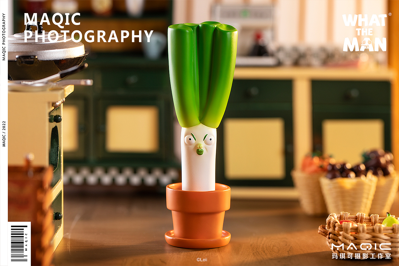 What the man《盒凸人》食物搞怪系列盲盒——潮玩盲盒