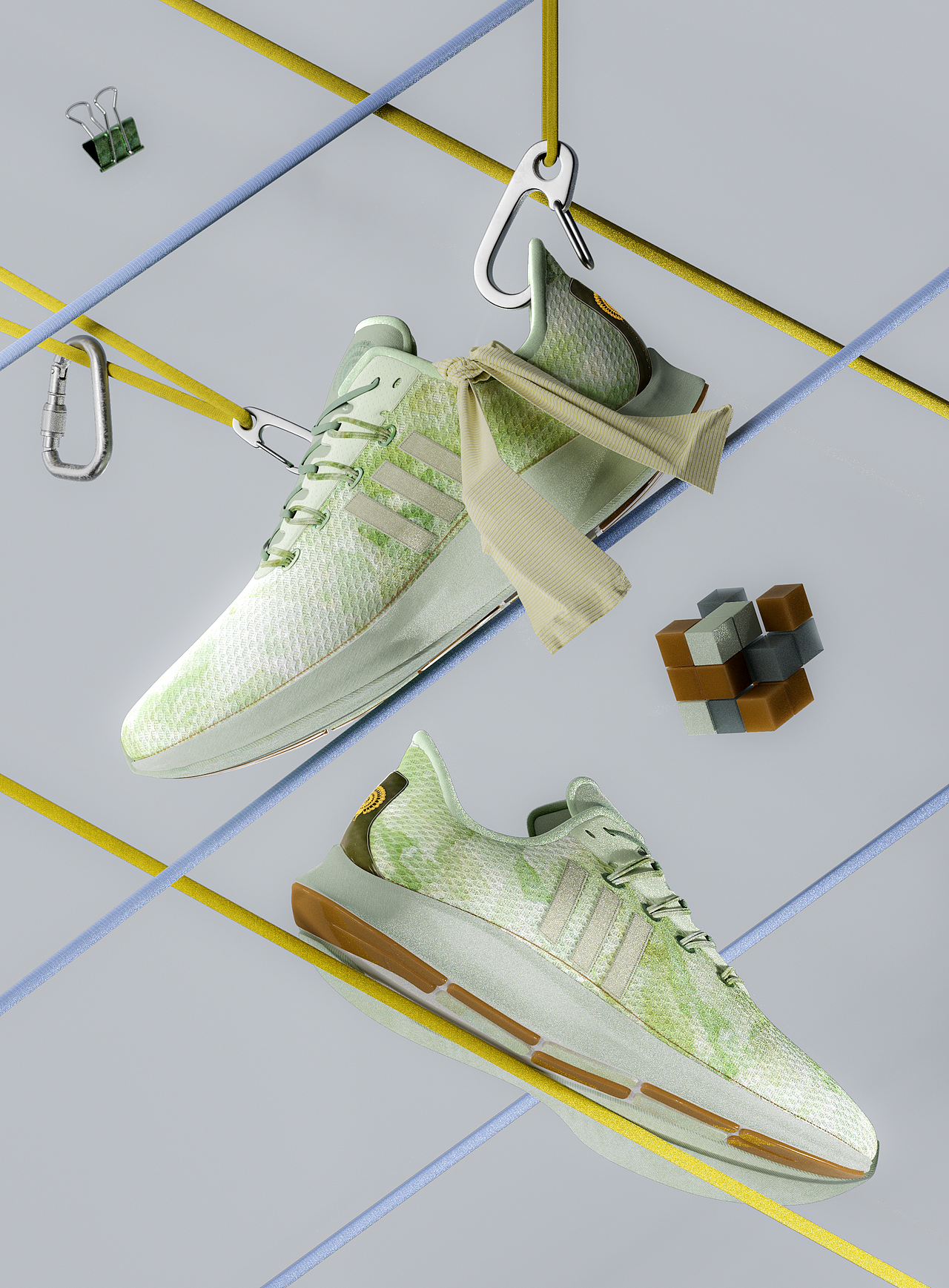 鞋类与美妆产品渲染