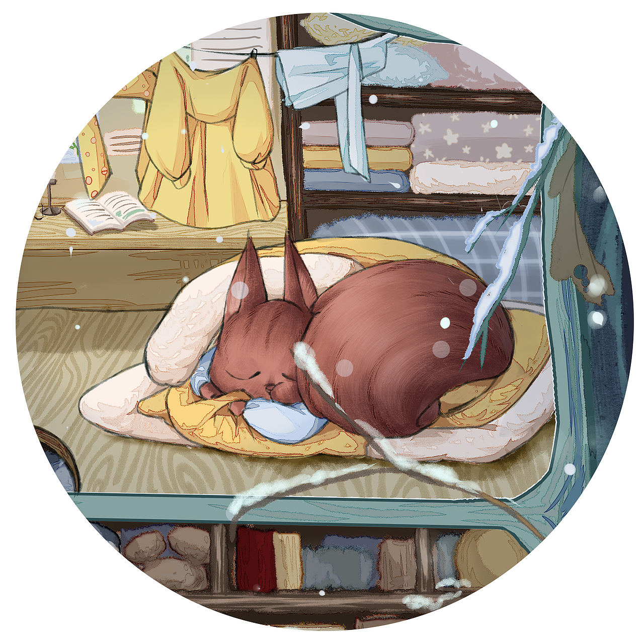 松鼠小姐的四季儿插练习