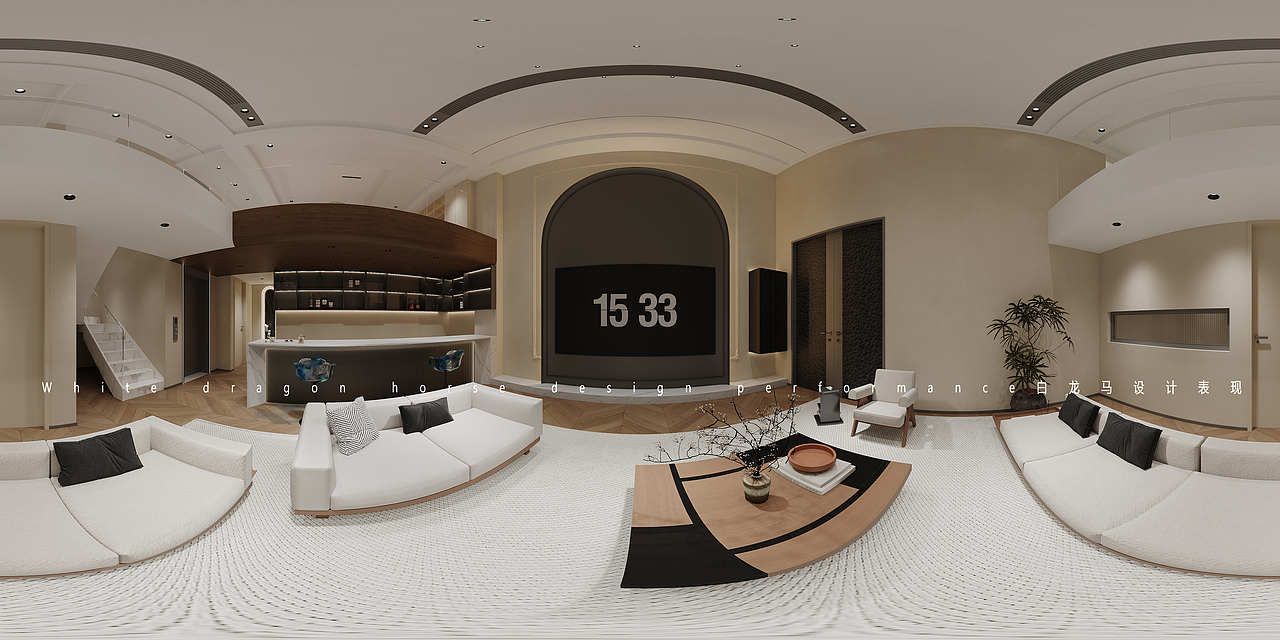 美拉德色系别墅案例