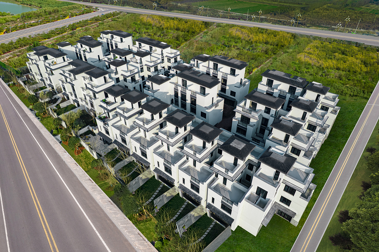 汉华原上|样板间园林拍摄