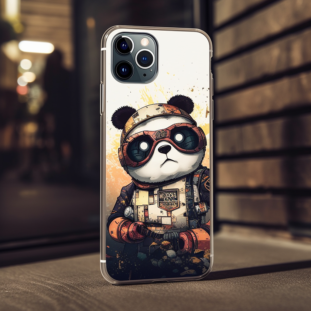 苹果14promax 手机壳 熊猫战士