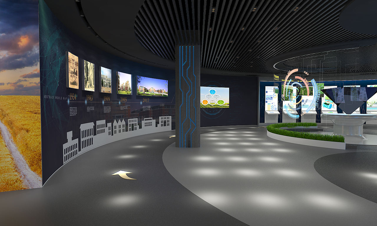 《西北农林科技大学成果展示厅》展厅展馆最终设计方案（图ZMzA3MTk1MTgw） - 展陈设计 - 站酷设计师蛮好小柒展示设计原创素材 - 站酷ZCOOL