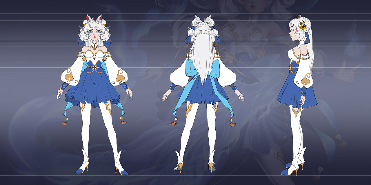 cg角色设计-龙之女