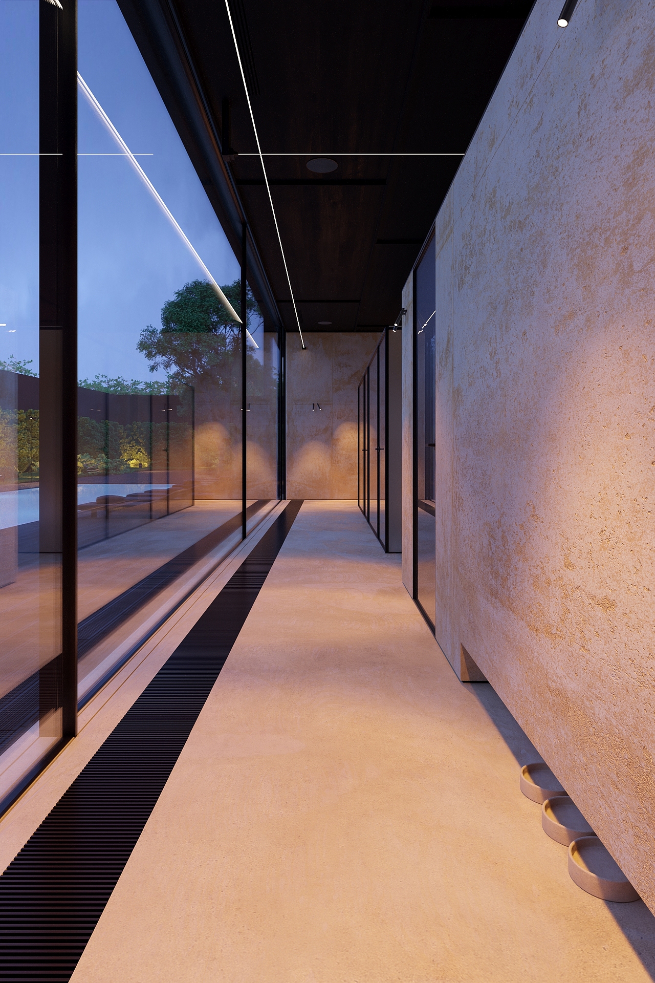 極簡別墅的整體方案