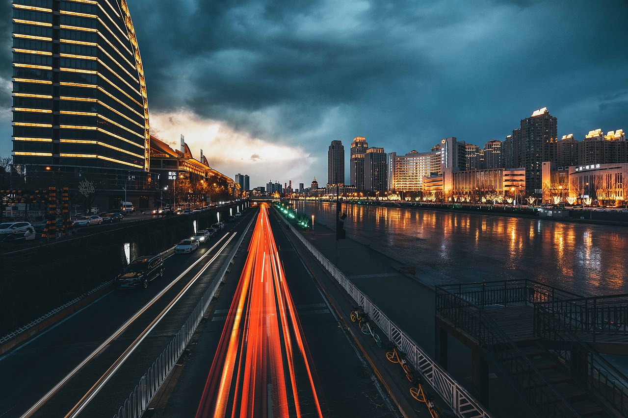 天津夜景 历史与现代融合的城市（图ZMzMwOTA5MTc2） - 人文/纪实摄影 - 站酷设计师北武原创素材 - 站酷ZCOOL