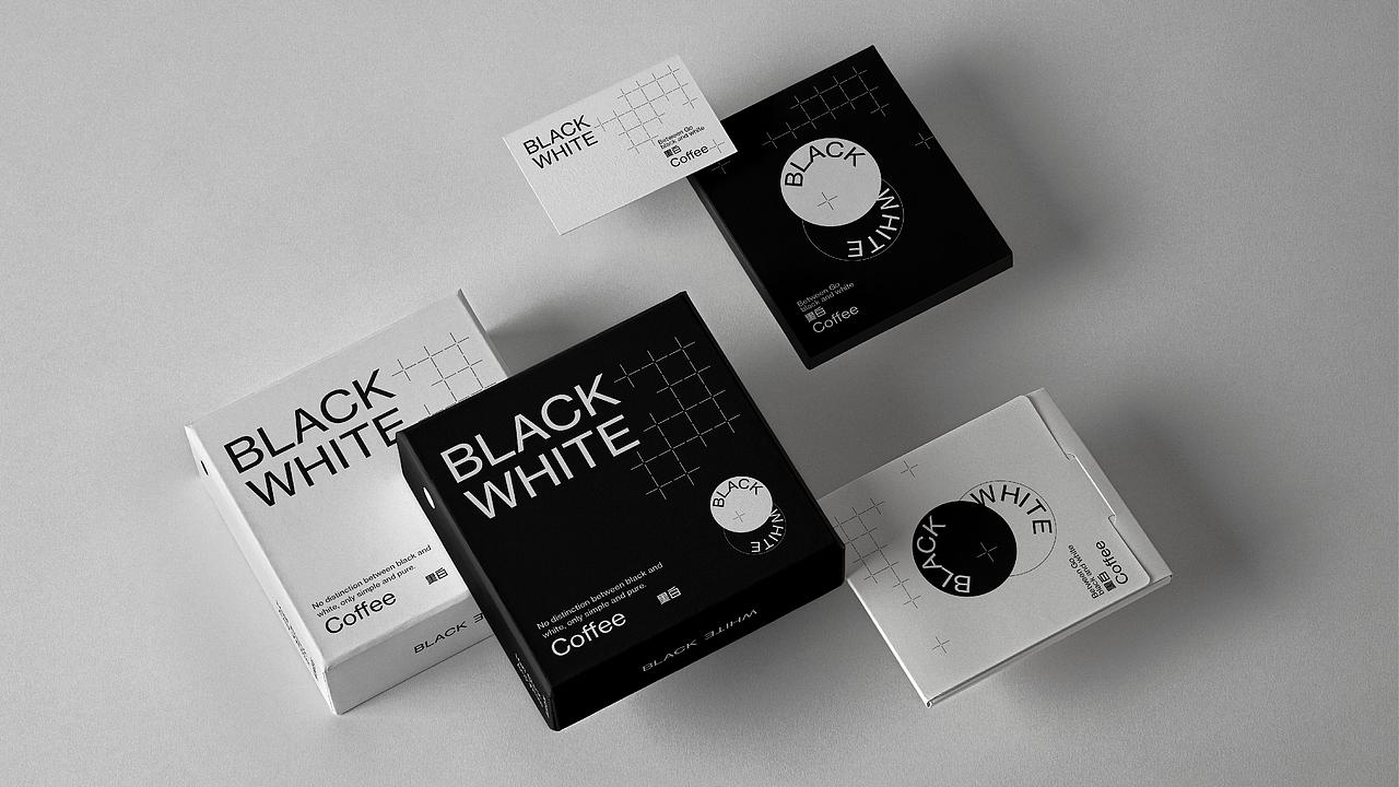 黑白咖啡｜BLACK&WHITE COFFEE 品牌设计（图ZMzA2MTU0MDEy） - 品牌 - 站酷设计师也灿烂原创素材 - 站酷ZCOOL