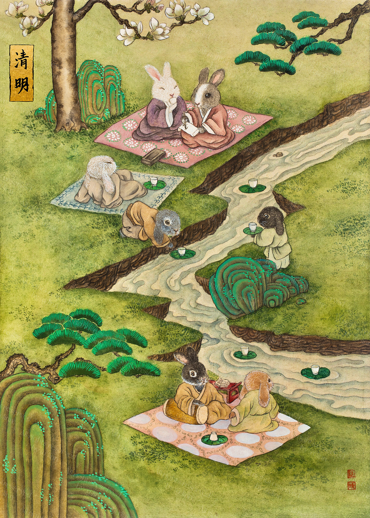 2023《月德录》（图ZMzU4NDk5ODM2） - 艺术插画 - 站酷设计师程靖Jinn原创素材 - 站酷ZCOOL