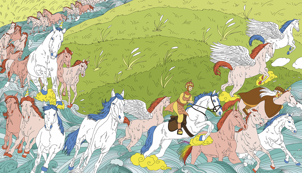 去年画的一些低幼走迷宫之类的插画（图ZMzI1NzIxNjM2） - 儿童插画 - 站酷设计师阿岛的信原创素材 - 站酷ZCOOL