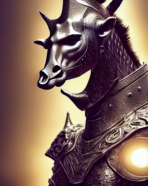 用Tiamat AI绘画创作的动物战士