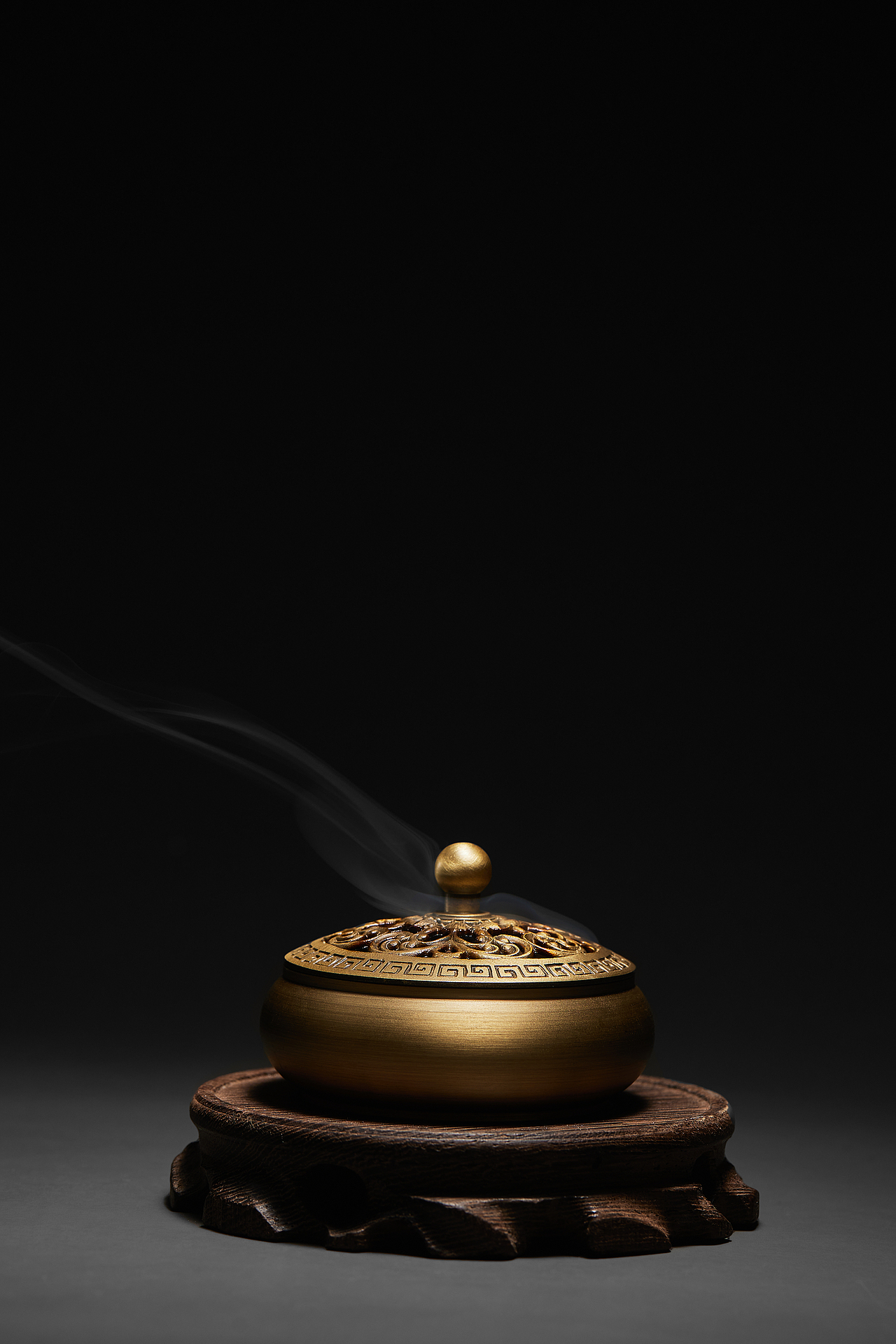 古风香炉电商产品静物拍摄