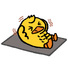 LT DUCK小黄鸭打工人力力表情包