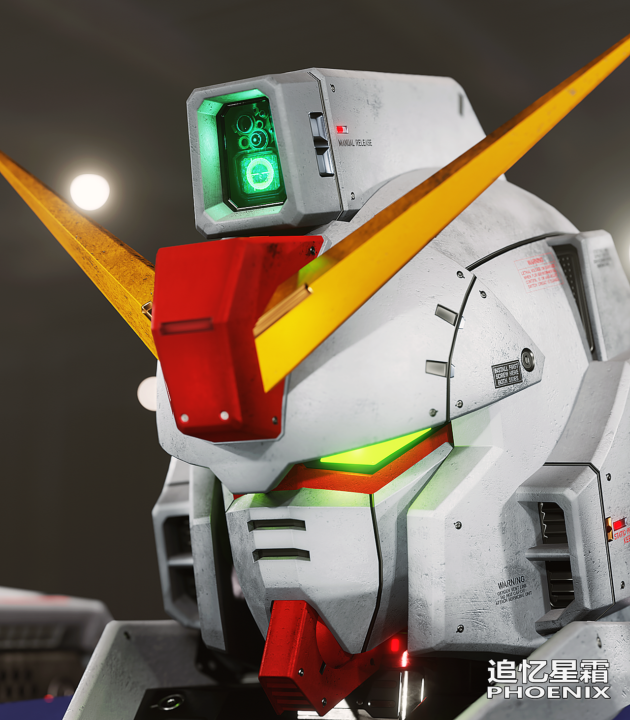 【blender建模渲染】RX-79G陆战型高达,08MS小队