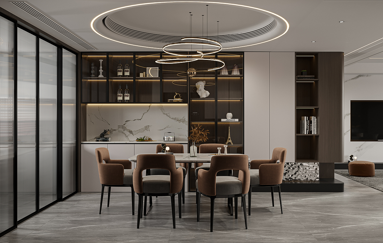 现代风格日常案例（图ZMzA5OTQyNjU2） - 家装设计 - 站酷设计师时间像庸医原创素材 - 站酷ZCOOL