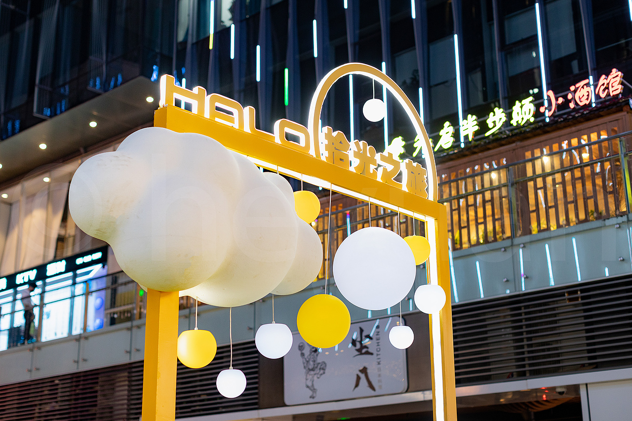 广场美陈活动摄影 人像互动摄影