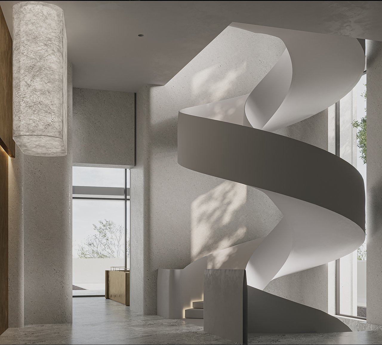 INNEST意巢设计:佛山千灯湖,旋转楼梯美到犯规